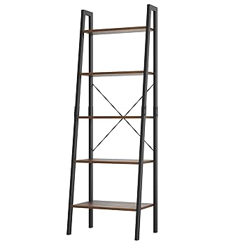 スチールラック・メタルラック anonymous ladder shelf Amazon.com: ODK 6-Tier Ladder Shelf, Book Shelf with Metal